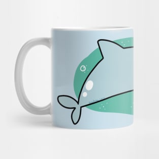 Dolphin and MerCat Love Mug